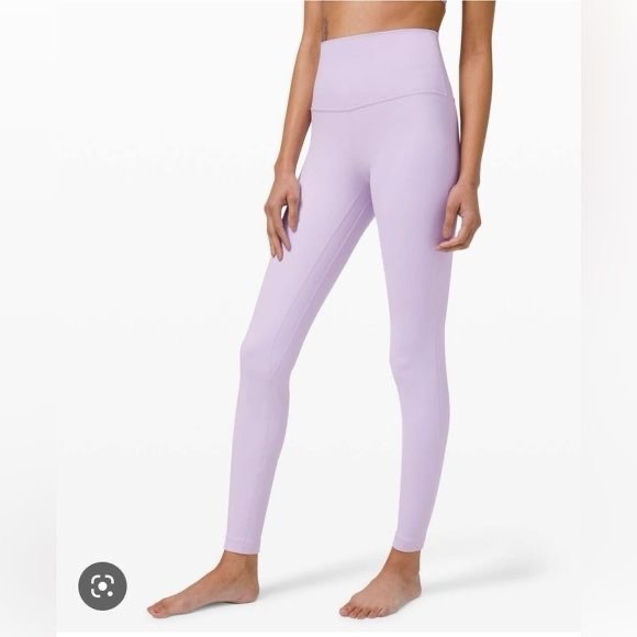 lululemon athletica Pants - Lulu lemon leggings light purple size 4